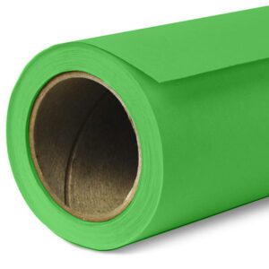 Fond papier vert- Rouleau 2.72x11m