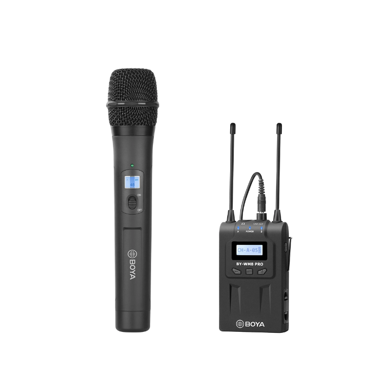 Microphone sans fil Boya BY-WM8 Pro-K3 UHF à double canal