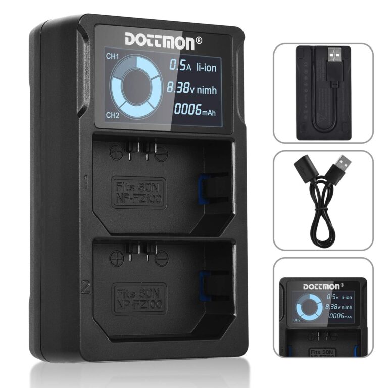 Chargeur Double USB pour Batteries Sony NP FZ100