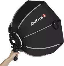 TRIOPO 55cm Octogon Parapluie Softbox avec poignée Pour Godox