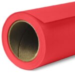 Fond papier rouge - Rouleau 2.72x11m