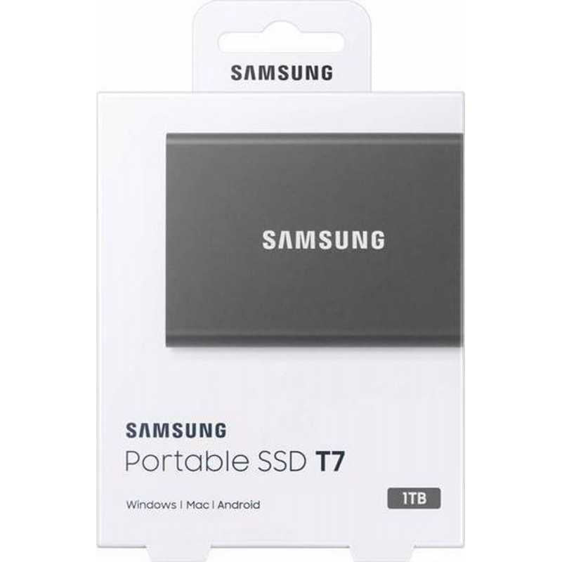 Samsung Portable SSD T7 1To – Gris – YAHYAOUI SHOP