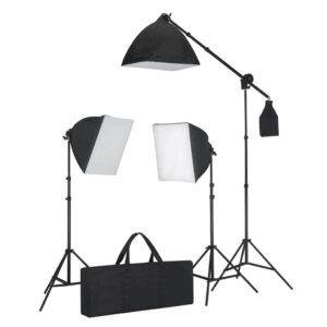 Kit Softbox 3 Pièces avec lampes