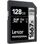 Carte mémoire SD LEXAR 128GO  SDXC UHS-II 250mb/s