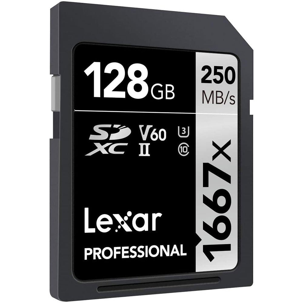 Carte mémoire SD LEXAR 128GO SDXC UHS-II 250mb/s