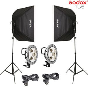 Godox – Kit TL-5 à 5 prises pour Studio Photo Éclairage continu