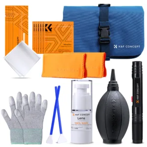 K&F Concept Kit de nettoyage 23 in 1 avec sac de rangement