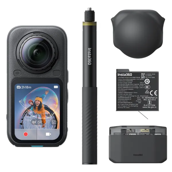 Insta360 X6 Essentials Bundle Midnight Noir prix maroc yahyaoui shop yahyaouishop.com casablanca price moroc